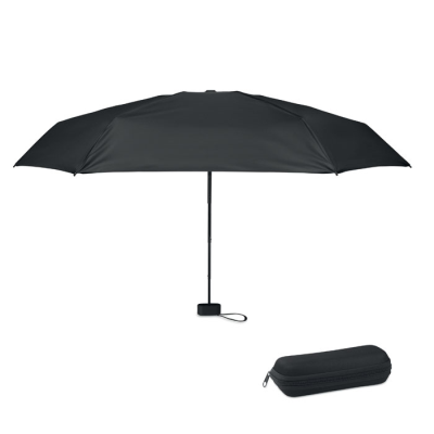 19 INCH FOLDING UMBRELLA in Black