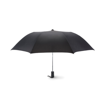 21 INCH FOLDING UMBRELLA in Black