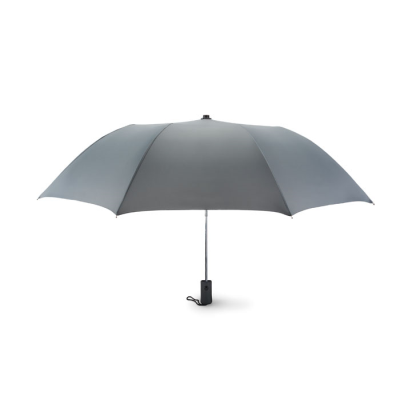21 INCH FOLDING UMBRELLA in Grey