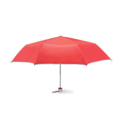 21 INCH FOLDING UMBRELLA in Red