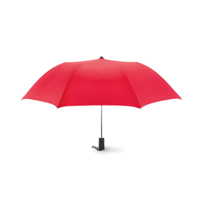 21 INCH FOLDING UMBRELLA in Red