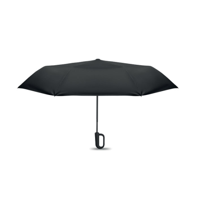 21 INCH WINDPROOF UMBRELLA in Black