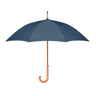 23 INCH UMBRELLA RPET PONGEE in Blue