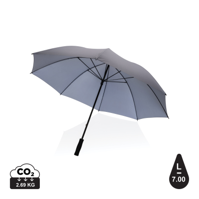 30 INCH IMPACT AWARE™ RPET 190T STORM PROOF UMBRELLA in Anthracite