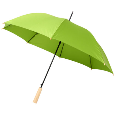 ALINA 23 INCH AUTO OPEN RECYCLED PET UMBRELLA in Lime