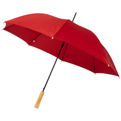 ALINA 23 INCH AUTO OPEN RECYCLED PET UMBRELLA in Red