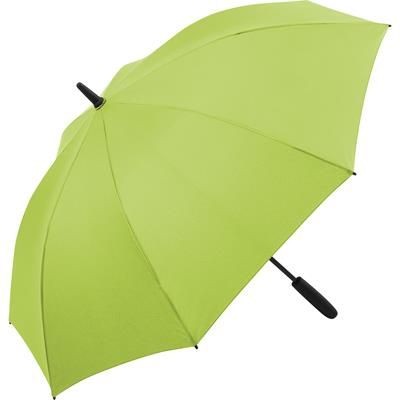 ATTRACTIVE MIDSIZE AUTOMATIC REGULAR UMBRELLA with Interior LED Light in Lime