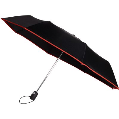 AUTOMATIC STORM-PROOF TELESCOPIC UMBRELLA in Red