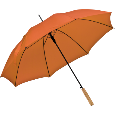 AUTOMATIC WALKING-STICK UMBRELLA LE MANS in Orange 