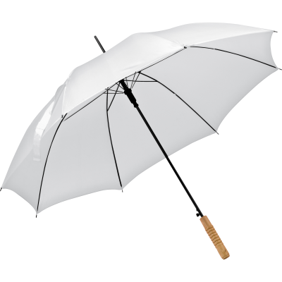 AUTOMATIC WALKING-STICK UMBRELLA LE MANS in White 
