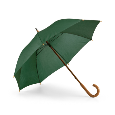 BETSEY 190T POLYESTER UMBRELLA in Dark Green