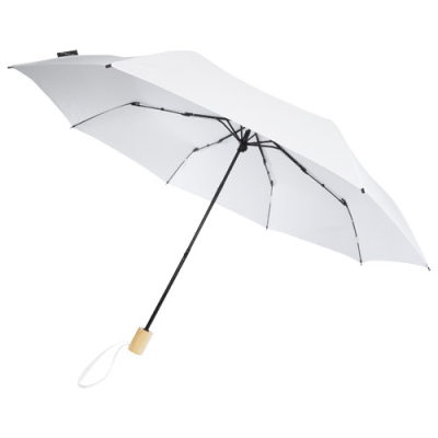 BIRGIT 21 FOLDING WINDPROOF RECYCLED PET UMBRELLA