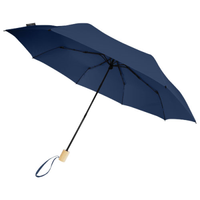 BIRGIT 21 FOLDING WINDPROOF RECYCLED PET UMBRELLA
