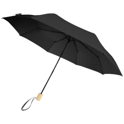 BIRGIT 21 FOLDING WINDPROOF RECYCLED PET UMBRELLA