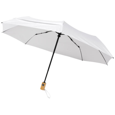 BO 21 INCH FOLDING AUTO OPEN & CLOSE RECYCLED PET UMBRELLA