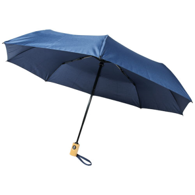 BO 21 INCH FOLDING AUTO OPEN & CLOSE RECYCLED PET UMBRELLA