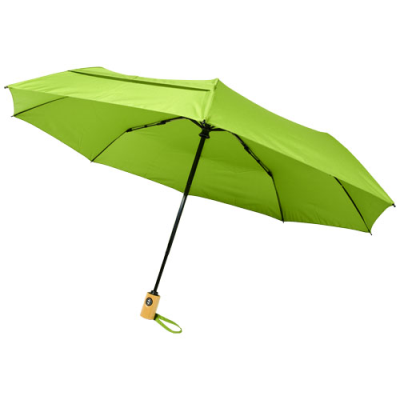 BO 21 INCH FOLDING AUTO OPEN & CLOSE RECYCLED PET UMBRELLA