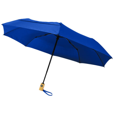 BO 21 INCH FOLDING AUTO OPEN & CLOSE RECYCLED PET UMBRELLA