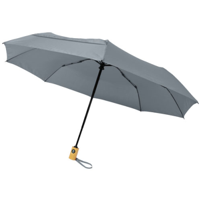 BO 21 INCH FOLDING AUTO OPEN & CLOSE RECYCLED PET UMBRELLA