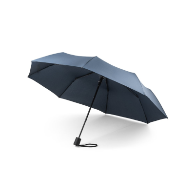 CIMONE TELESCOPIC UMBRELLA in Recycled Polyester in Blue