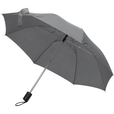 COLLAPSIBLE UMBRELLA LILLE in Silver Grey 