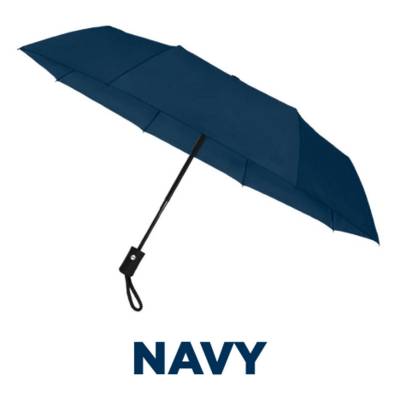 FALCONETTI® ECO TELESCOPIC UMBRELLA in Navy Blue