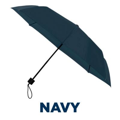FALCONETTI® ECO TELESCOPIC UMBRELLA in Navy Blue