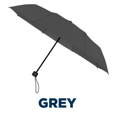 FALCONETTI® FOLDING TELESCOPIC UMBRELLA in Grey