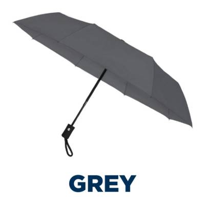 FALCONETTI® FOLDING TELESCOPIC UMBRELLA in Grey