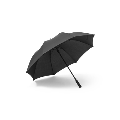 FELIPE 190T PONGEE UMBRELLA with Automatic Opening in Black