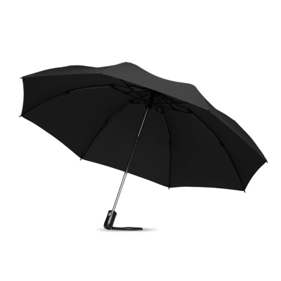 FOLDING REVERSIBLE UMBRELLA in Black