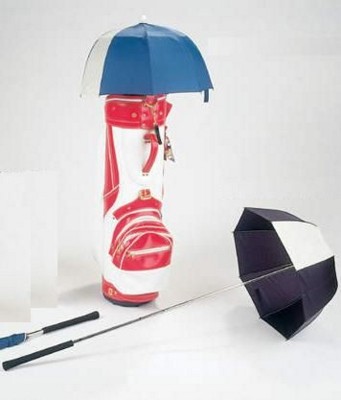 GOLF BAG UMBRELLA in Black & White