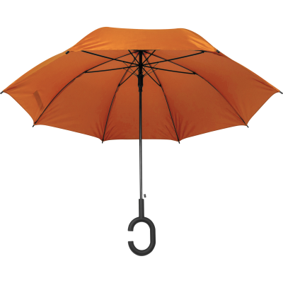 HANDS-FREE UMBRELLA in Orange  - PROMOTIONAL CORPORATE GIFT