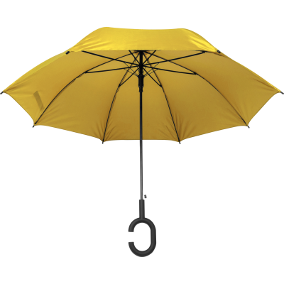 HANDS-FREE UMBRELLA in Yellow  - PROMOTIONAL CORPORATE GIFT