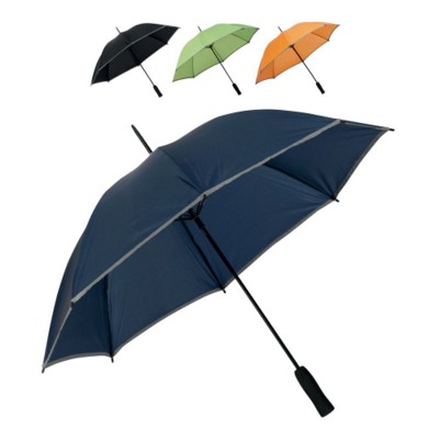 HIGH VISIBILITY REFLECTIVE 23 INCH STORM UMBRELLA