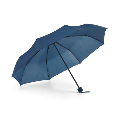MARIA 190T POLYESTER FOLDING UMBRELLA in Blue