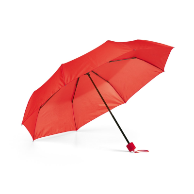 MARIA 190T POLYESTER FOLDING UMBRELLA in Red