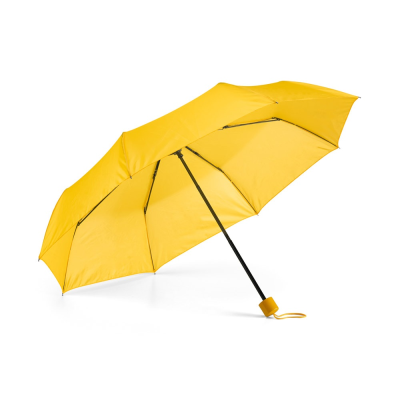 MARIA 190T POLYESTER FOLDING UMBRELLA in Yellow
