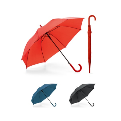 MICHAEL 190T POLYESTER UMBRELLA with Rubber Handle