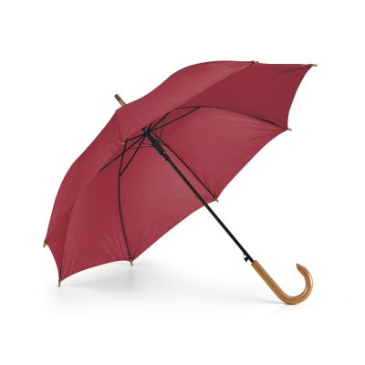 PATTI 190T POLYESTER UMBRELLA with Automatic Opening in Burgundy