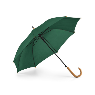 PATTI 190T POLYESTER UMBRELLA with Automatic Opening in Dark Green