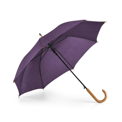 PATTI 190T POLYESTER UMBRELLA with Automatic Opening in Purple