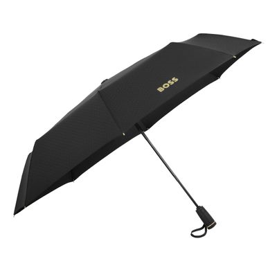POCKET UMBRELLA DOUBLE B BLACK & GOLD
