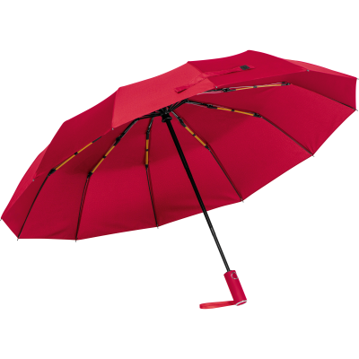 POCKET UMBRELLA OMAHA in Red  - PROMOTIONAL CORPORATE GIFT