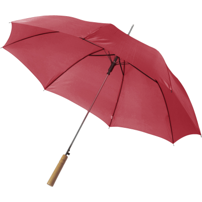 POLYESTER (190T) UMBRELLA in Burgundy