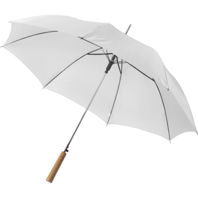 POLYESTER (190T) UMBRELLA in White