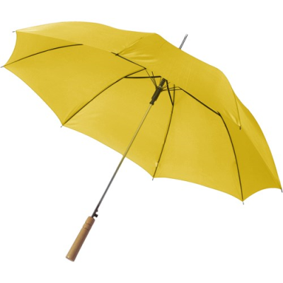 POLYESTER (190T) UMBRELLA in Yellow