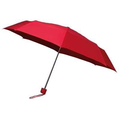 RED ENTRY LEVEL TELESCOPIC UMBRELLA with Matching Sleeve & Handle