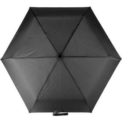 RPET TELESCOPIC UMBRELLA in Black