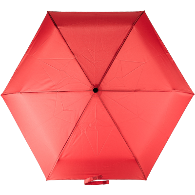 RPET TELESCOPIC UMBRELLA in Red